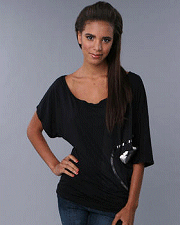 Baby Phat Asymmetrical Kitty Tunic