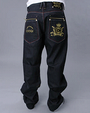 Coogi denim Culture Zipper Pocket Jeans
