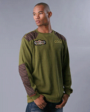 Coogi Tims Long Sleeve Thermal Shirt