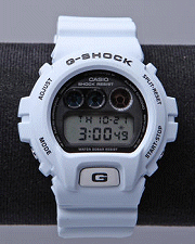 White G-Shock The 6900 Watch